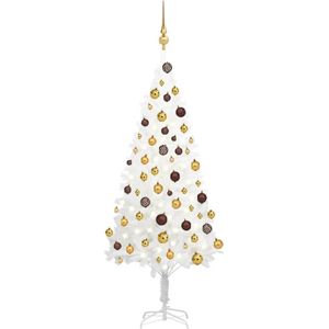 The Living Store Kunstkerstboom PE Wit - 120 cm - Levensechte naaldvormige takken