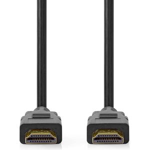 Nedis Ultra High Speed ​​HDMI-Kabel - HDMI Connector - HDMI Connector - 8K@60Hz - 48 Gbps - 2.00 m - Rond - 6.5 mm - Zwart - Polybag