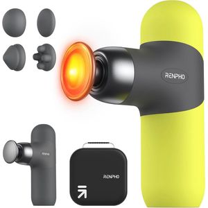 Mini thermisch massagepistool met warmtefunctie - Draagbaar percussiemassageapparaat voor spiermassage