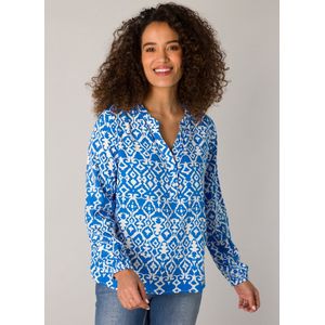 ES&SY Kenza Blouses - Off white/blue - maat 42