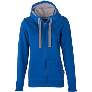 Women's Hooded Jacket met ritssluiting Royal Blue - 4XL