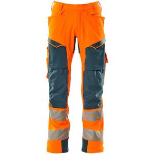 Mascot Accelerate Safe Broek met kniezakken 19079-511 - hi-vis oranje/donkerpetrol