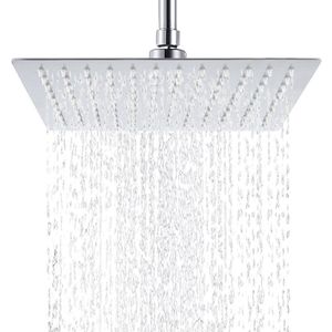Hiendure®XXL regendouchekop roestvrijstalen regendouche anti-kalksproeiers douchekop waterval vierkante regendouche 30 cm