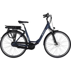 AMIGO E-Faro S2 Elektrische Fiets - E-bike 28 Inch - 49 cm - 7 Versnellingen - Rollerbrake - 468 Wh Accu - Matblauw