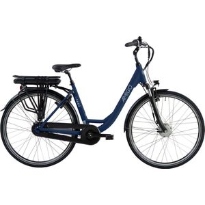 AMIGO E-Faro S2 Elektrische Fiets - E-bike 28 Inch - 49 cm - 7 Versnellingen - Rollerbrake - 504Wh Accu - Matblauw