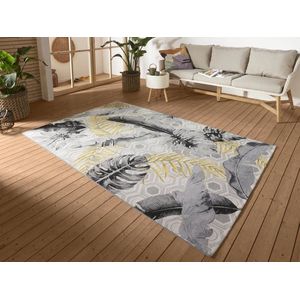 Flycarpets Flair Binnen & Buitenkleed Vloerkleed Gouden Bladeren - Multi - 240x340 cm