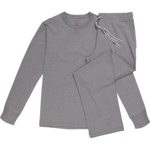 La-V pyjamaset basic voor heren Grijs XXL