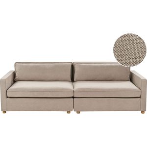 VINSTRA - Driezitsbank - Taupe - Polyester