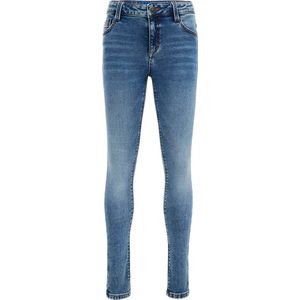 WE Fashion Jongens skinny fit jeans van jog denim