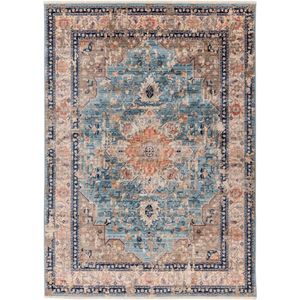 Lalee Prime | Modern Vloerkleed Laagpolig | Blue | Tapijt | Karpet | Nieuwe Collectie 2024 | Hoogwaardige Kwaliteit | 80x150 cm
