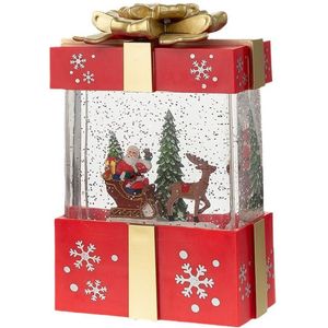 Kerstmis Lamp Kerstmis Geschenkdoos Lamp Tafel Top Decoratie Led Geschenkdoos Klein Nachtlampje Scène Layout