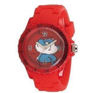 De Smurfen outdoor horloge rood Grote Smurf