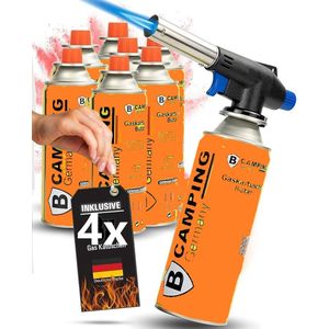 SMH LINE® Gasbrander - Incl. 4x Gasflessen - Creme Brulee Brander - keukenbrander