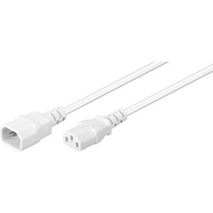 C13 - C14 stroomkabel voor UPS/PDU - 3x 0,75mm / wit - 0,50 meter