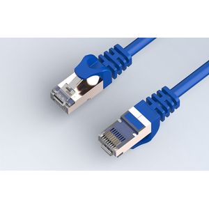 HP - Internetkabel 1 meter - CAT6 U/UTP Ethernet kabel RJ45 - Patchkabel LAN Cable Netwerkkabel - 1m - Blauw