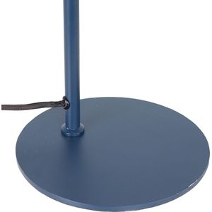 Minimalistische verstelbare bureaulamp | 1 lichts | donker blauw | metaal | 50 cm hoog | eetkamer / woonkamer | tafellamp | staande lamp | modern / Scandinavisch | praktisch design / GU10