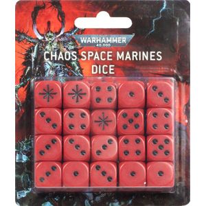 Chaos Space Marines Dice Set
