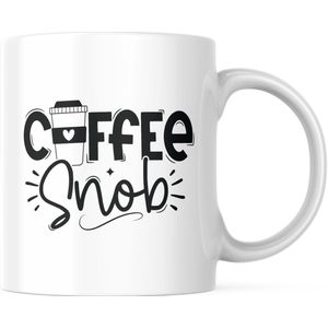 Grappige Mok met tekst: Coffee Snob | Grappige Quote | Funny Quote | Grappige Cadeaus | Grappige mok | Koffiemok | Koffiebeker | Theemok | Theebeker