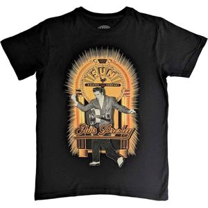 Elvis Presley - Elvis Dancing Heren T-shirt - XL - Zwart