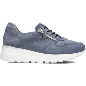 Waldläufer 793007 Sneakers - Suède - Dames - Blauw - Maat 39