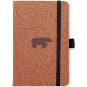 Dingbats A6 Pocket Wildlife Brown Bear Notebook - Lined