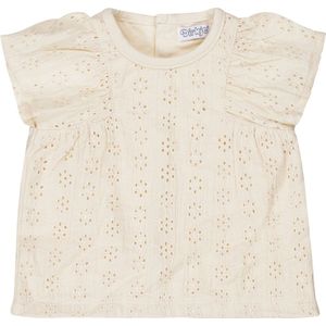 Dirkje R-CHERRY Meisjes Blouse - Off white - Maat 86