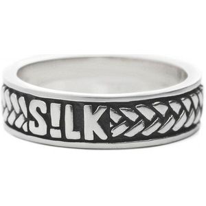 SILK Jewellery - Zilveren Ring - Alpha - 130.19 - Maat 19,0