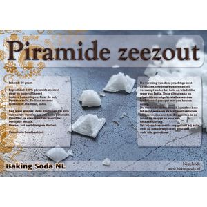 Fleur de sel - 100 gram - Piramide zeezout - Indiaas zeezout - Baking Soda NL