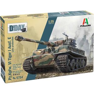 1:35 Italeri 6754 Sd.Kfz.181 Panzerkampfwagen Tiger I Ausf.E - Late Prod. - D-Day 80th Anniversary Plastic Modelbouwpakket