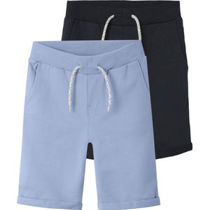 NAME IT NKMVERMO 2P LONG SWE SHORTS UNB F NOOS Jongens Broek - Maat 164