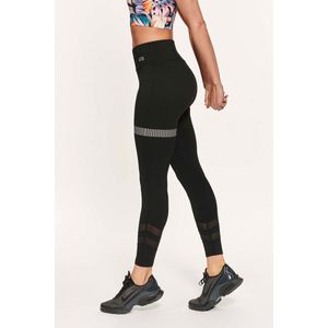 Active Panther Legging Mandy UNI Mesh Black, Dames Legging met Hoge Taille voor Vrouwen - Boterachtig Zacht Niet Transparante Legging Voor Buikcontrole, Plus-maat Workout Gym Yoga Rekbare Broek