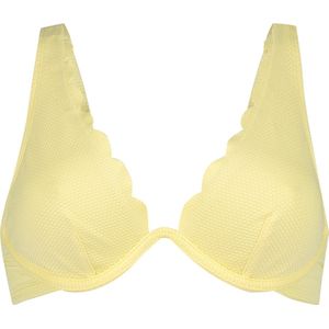 Hunkemöller Scallop Non-Padded Underwired Bikini Top Geel F65