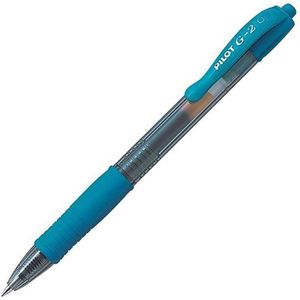 Pilot G2 Gel Ink Rollerball pen – Doos van 12 gelpennen - Medium Tip - Turquoise