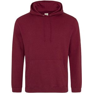 AWDis Just Hoods / Burgundy College Hoodie size 2XL