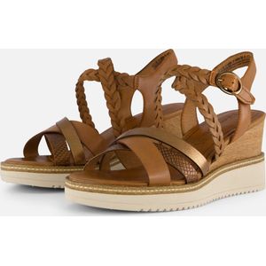 Tamaris Sandalen met hak cognac Synthetisch - Dames - Maat 38