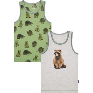 Boys Singlet 2 Pack - Racoon - Claesen's®