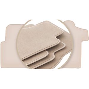 PREMIUM beige vloermatten voor: Renault Master II 3-zits 2010-