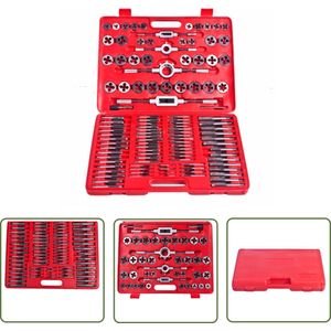 The Living Store 111-delige Draadtapset - Draadtapset - Tapset - Gereedschap - Metaalbewerking - DIY