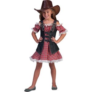 Verkleedpak cowgirl meisje Denim Ranger Meisje 152 - Carnavalskleding