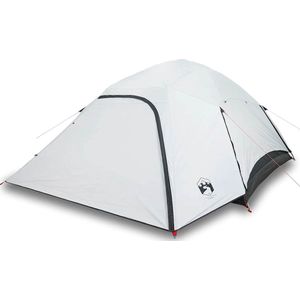 vidaXL - Koepeltent - 6-persoons - waterdicht - verduisterend - stof - wit