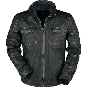 Gipsy Randall NSLROV Lederen jas zwart S Leer Heren - Basics, Biker
