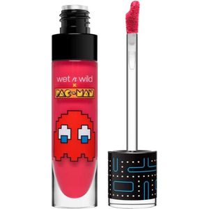 Wet 'n Wild - Pac Man - Ghost Gloss Brilliant Lip Gloss - 1110176 Blinky - Liquid Lipstick - Fushia - 5.7 g