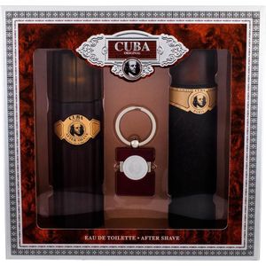 Cuba - Cuba Gold Gift Set 100 ml After Shave Cuba Gold 100 ml and keychain - 100ML