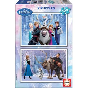 Educa - puzzel - 2 x 100 stuks - Frozen