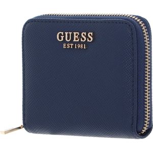 GUESS Portemonnee Laurel SLG Small Zip Around Wallet Navy Donkerblauw