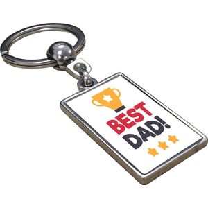 Best Dad - Sleutelhanger - Cadeau - Verjaardag - Kerst - Kado - Valentijn - Vaderdag - Vaderdag cadeautje - Vaderdag cadeau voor papa