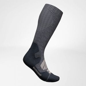 Bauerfeind Outdoor Merino Compression Socks, Men, Lava Grey, 42-45, L - 1 Paar
