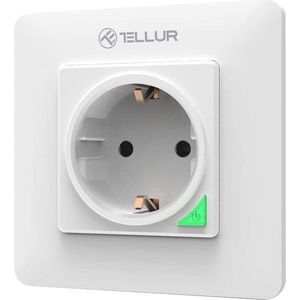 Slimme Wifi Wandstopcontact met App bediening en Energiemonitor