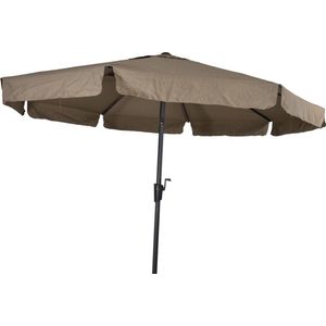 Parasol Libra taupe 3 meter - Zomer - Tuin - Buiten parasol - Zonwering