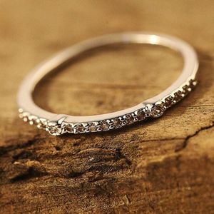 Fate Jewellery Ring FJ130 - 16mm - Witverguld met zirkonia kristallen